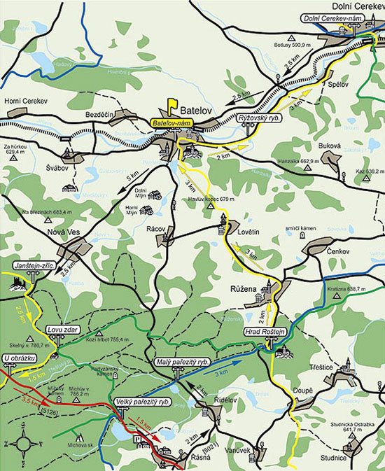 mapa-jihlavske-vrchy